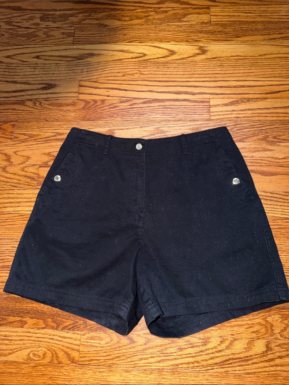 Vintage Ralph Lauren Black High-Waist Women's Shorts